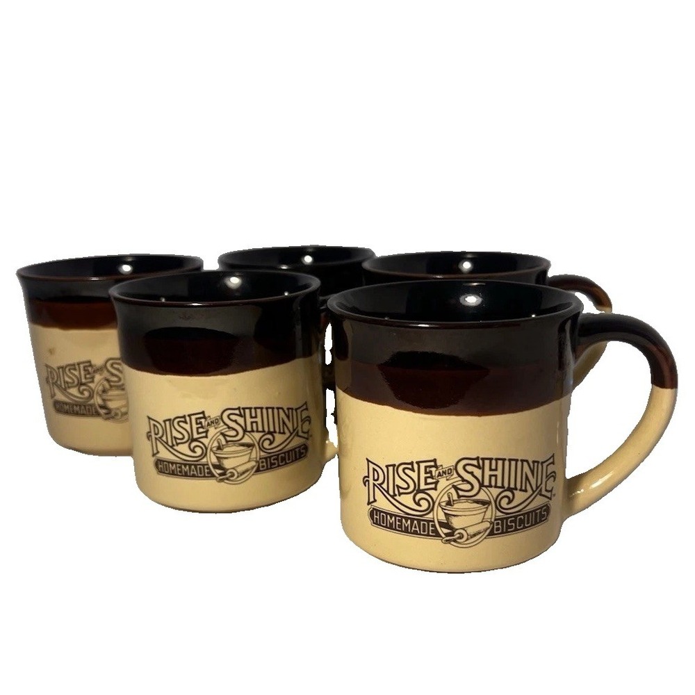 VTG '84 Hardee's Rise & Shine Homemade Biscuits Coffee Mug Nostalgic Collectible
